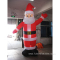 Giant inflatable santa for Christmas decoration